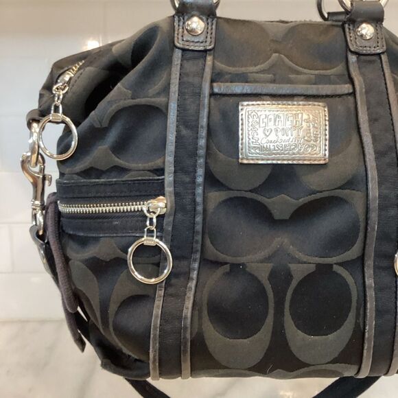 Coach Poppy Signature Spotlight Small Convertible Tote Shoulder Bag 13843 - Picture 3 of 14